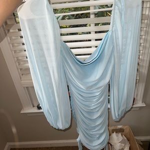 Beautiful baby blue homecoming dress